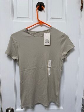 Target A New Day Light Green Ribbed T Shirt Size Small